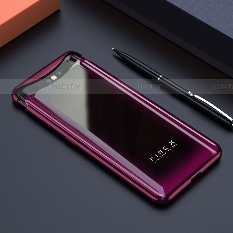 Handyhülle Hülle Crystal Tasche Schutzhülle S01 für Oppo Find X Pink