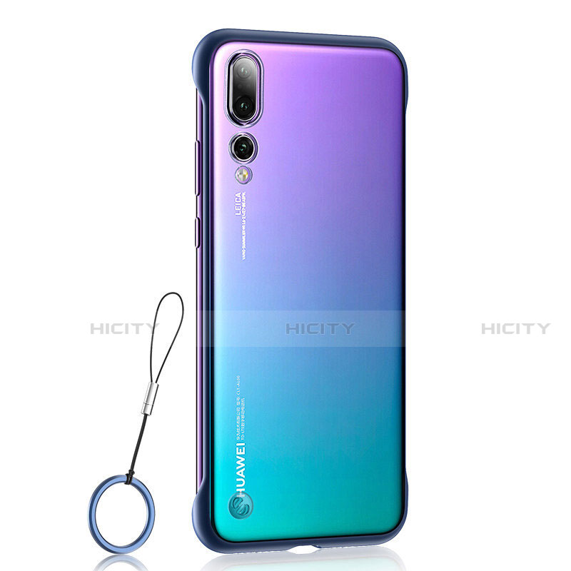 Handyhülle Hülle Crystal Tasche Schutzhülle S02 für Huawei P20 Pro Blau