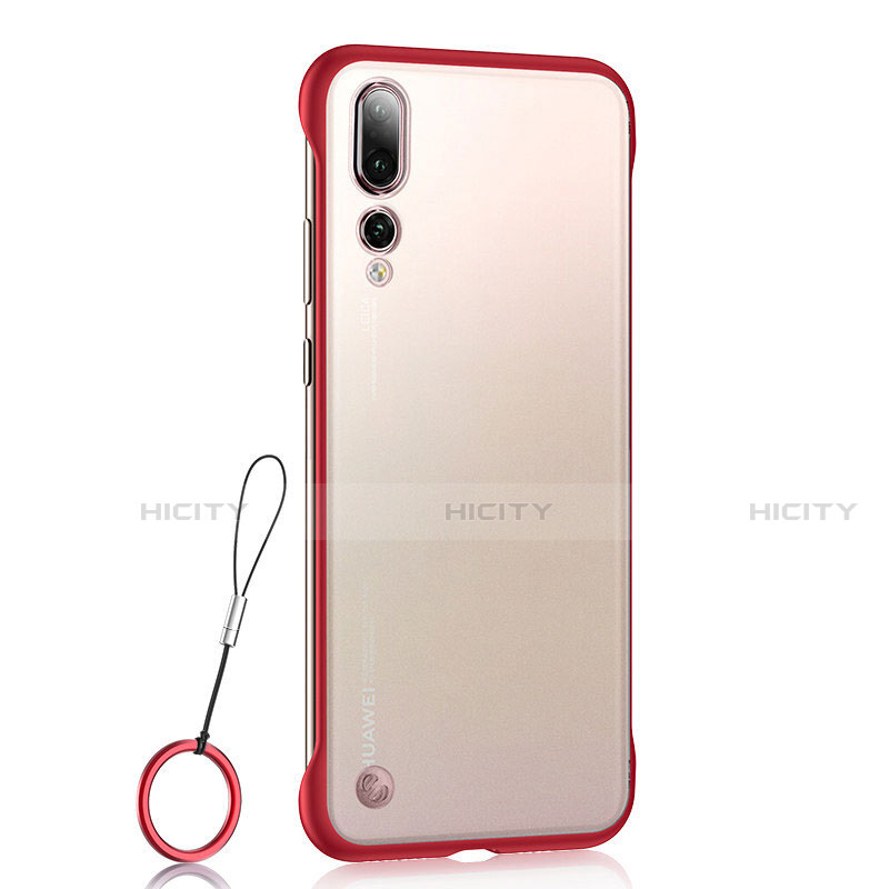 Handyhülle Hülle Crystal Tasche Schutzhülle S02 für Huawei P20 Pro Rot