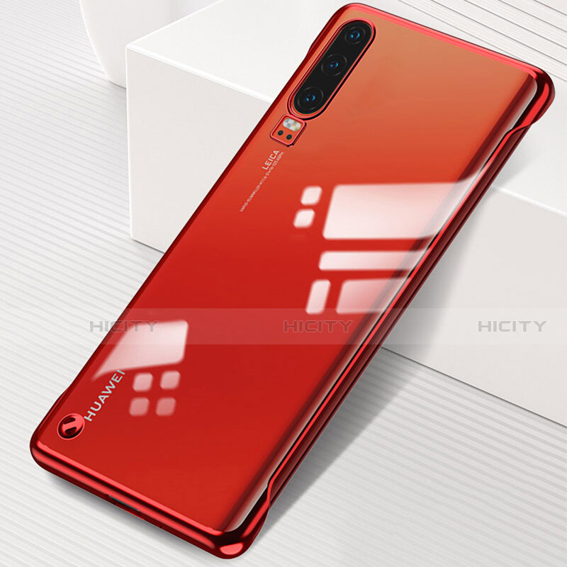 Handyhülle Hülle Crystal Tasche Schutzhülle S02 für Huawei P30 Rot