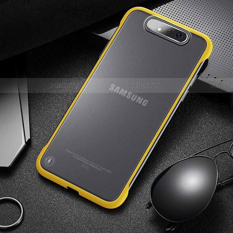 Handyhülle Hülle Crystal Tasche Schutzhülle S02 für Samsung Galaxy A90 4G Gelb