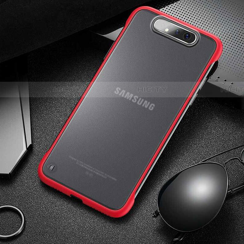 Handyhülle Hülle Crystal Tasche Schutzhülle S02 für Samsung Galaxy A90 4G Rot