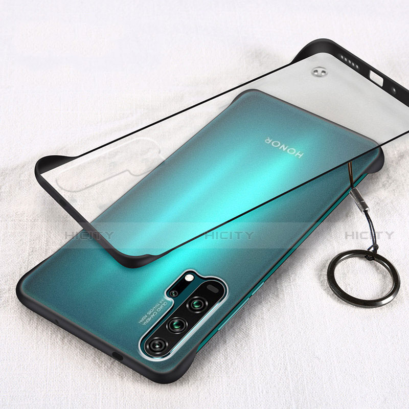 Handyhülle Hülle Crystal Tasche Schutzhülle S03 für Huawei Honor 20 Pro Schwarz