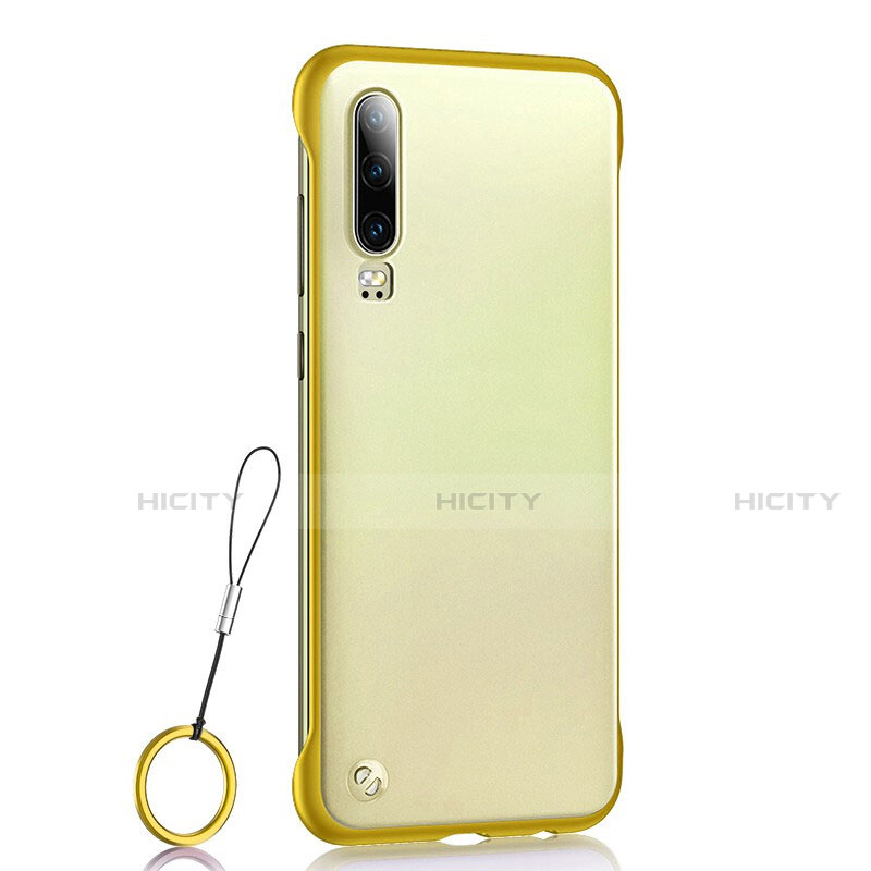 Handyhülle Hülle Crystal Tasche Schutzhülle S04 für Huawei P30 Gelb