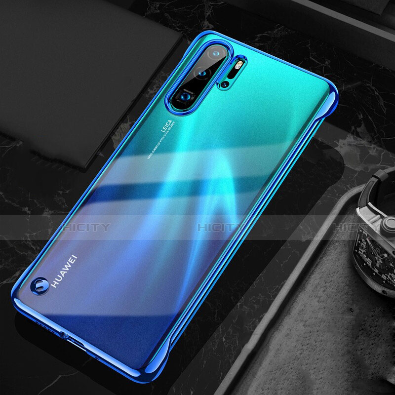 Handyhülle Hülle Crystal Tasche Schutzhülle S04 für Huawei P30 Pro New Edition Blau Plus