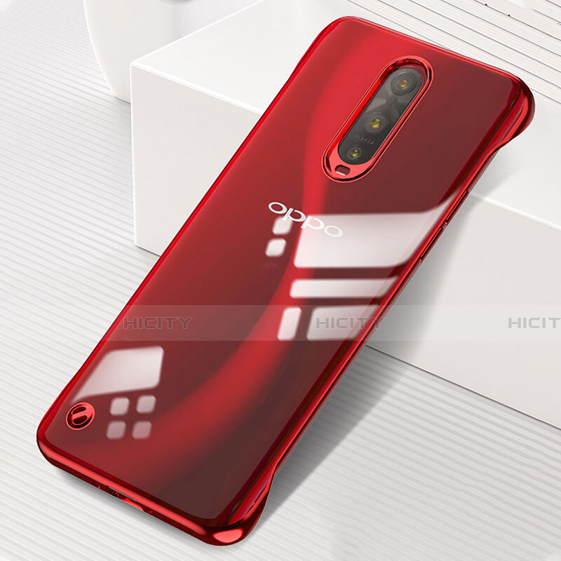 Handyhülle Hülle Crystal Tasche Schutzhülle S04 für Oppo R17 Pro Rot Plus