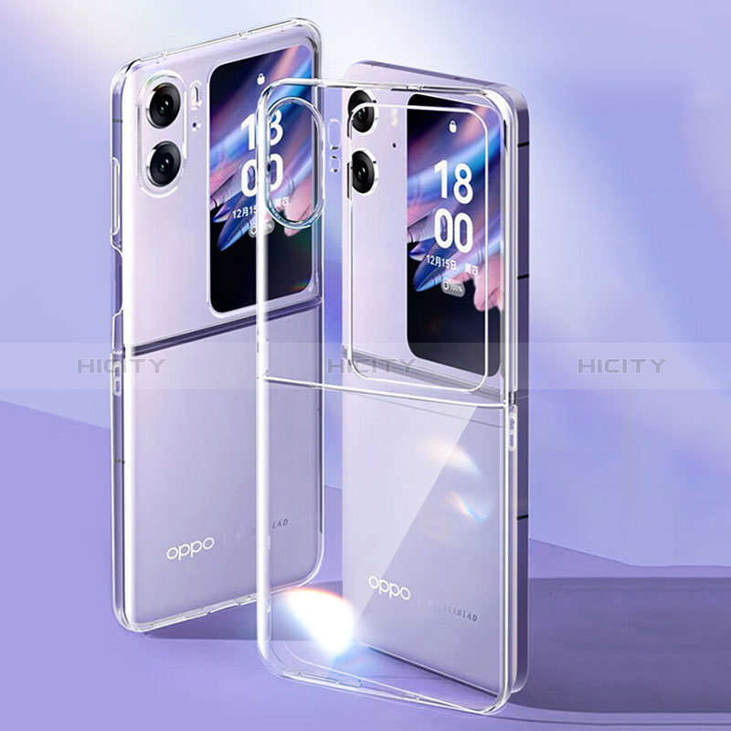 Handyhülle Hülle Crystal Tasche Schutzhülle T04 für Oppo Find N2 Flip 5G Klar