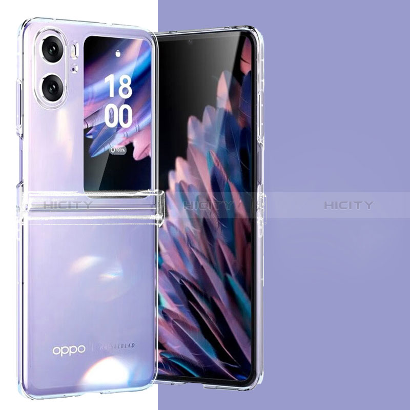 Handyhülle Hülle Crystal Tasche Schutzhülle T04 für Oppo Find N2 Flip 5G Klar