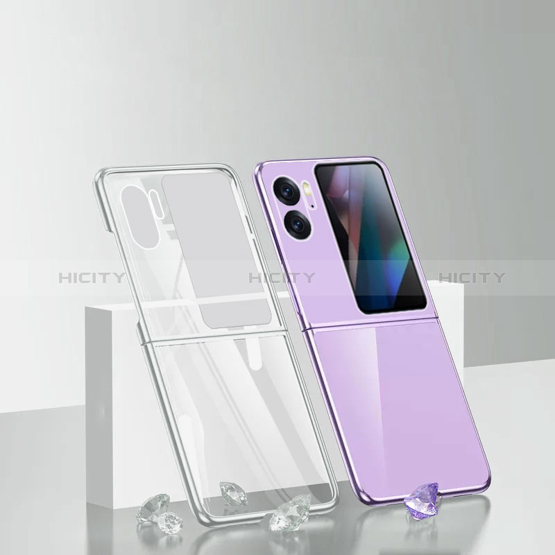 Handyhülle Hülle Crystal Tasche Schutzhülle T05 für Oppo Find N2 Flip 5G Klar Plus