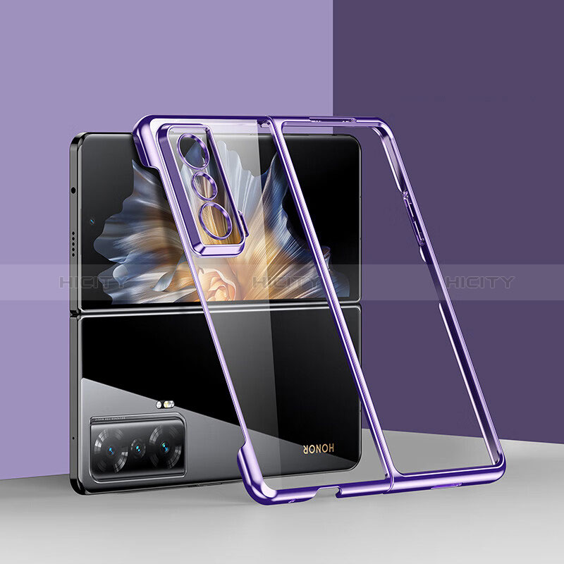 Handyhülle Hülle Crystal Tasche Schutzhülle ZL1 für Huawei Honor Magic Vs Ultimate 5G Violett