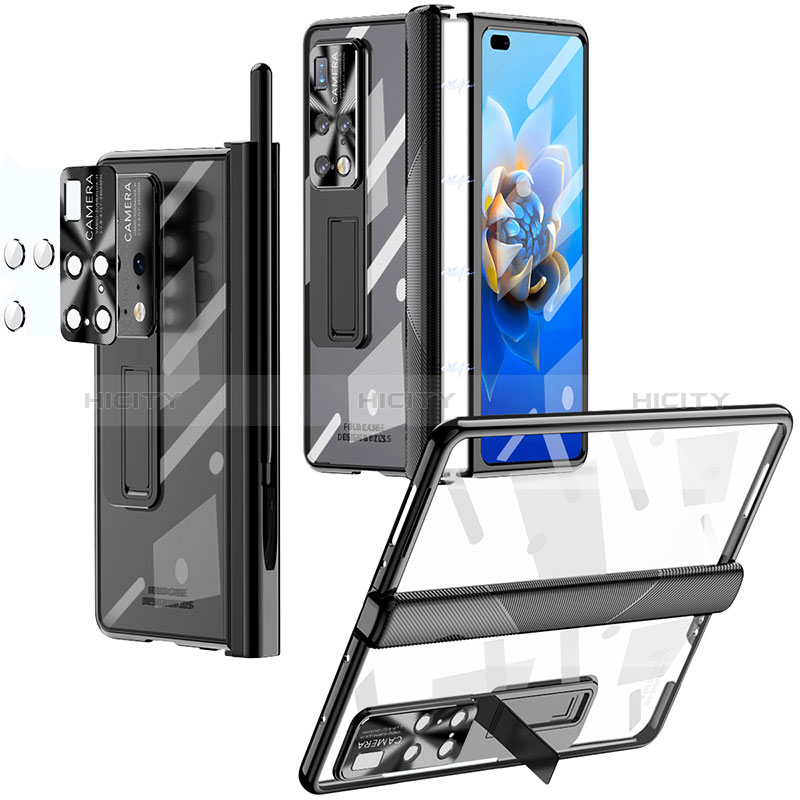 Handyhülle Hülle Crystal Tasche Schutzhülle ZL1 für Huawei Mate X2 Schwarz