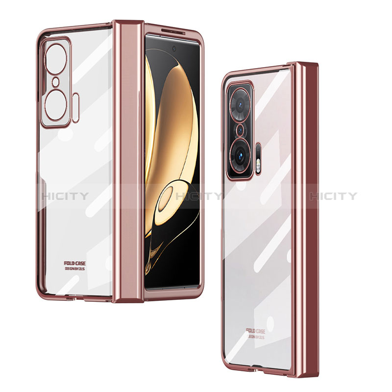 Handyhülle Hülle Crystal Tasche Schutzhülle ZL3 für Huawei Honor Magic V 5G Rosegold