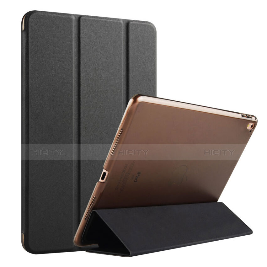 Handyhülle Hülle Flip Stand Tasche Leder für Apple iPad Pro 9.7 Schwarz