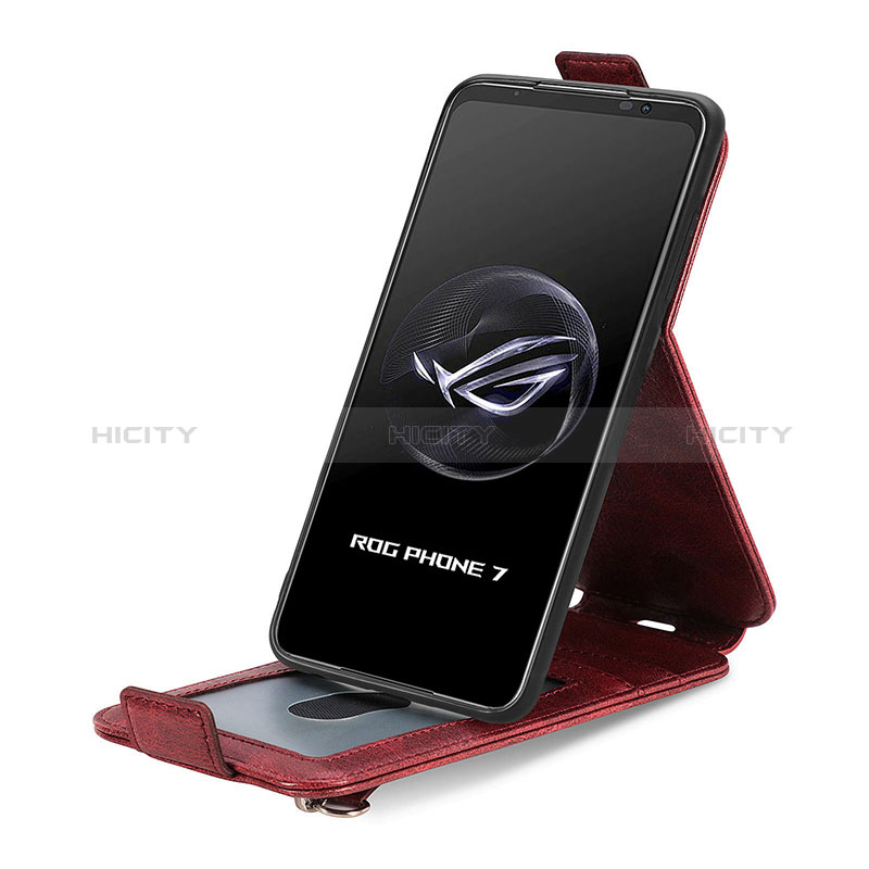 Handyhülle Hülle Flip Tasche Leder für Asus ROG Phone 7