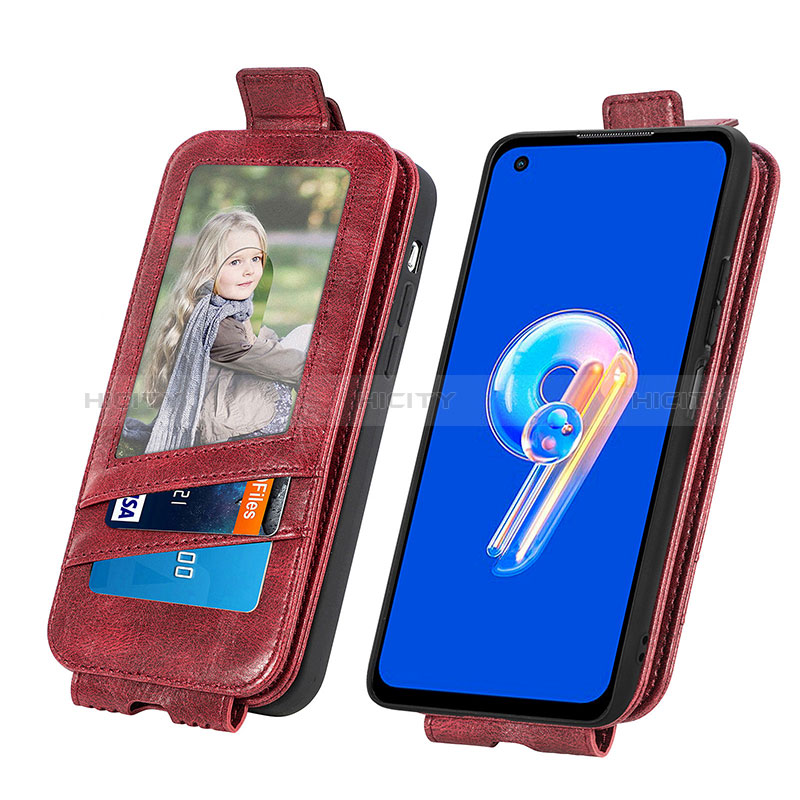 Handyhülle Hülle Flip Tasche Leder für Asus Zenfone 9