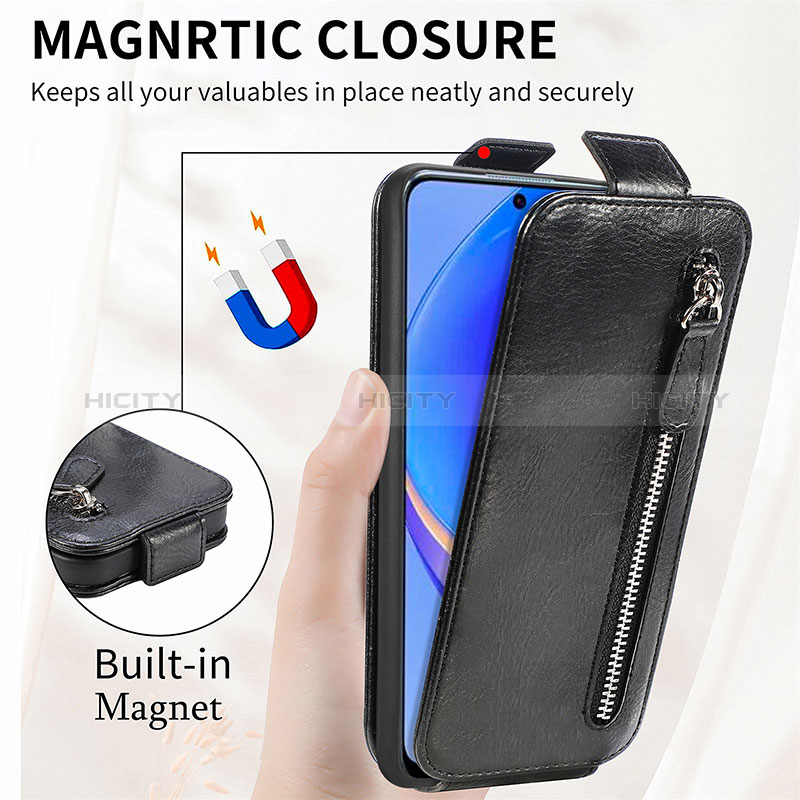 Handyhülle Hülle Flip Tasche Leder für Huawei Enjoy 50 Pro