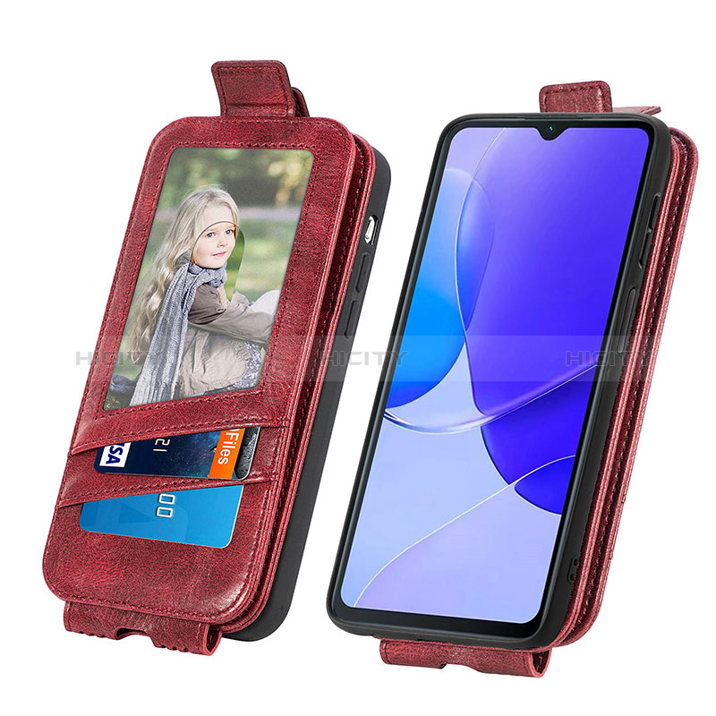 Handyhülle Hülle Flip Tasche Leder für Huawei Nova Y91