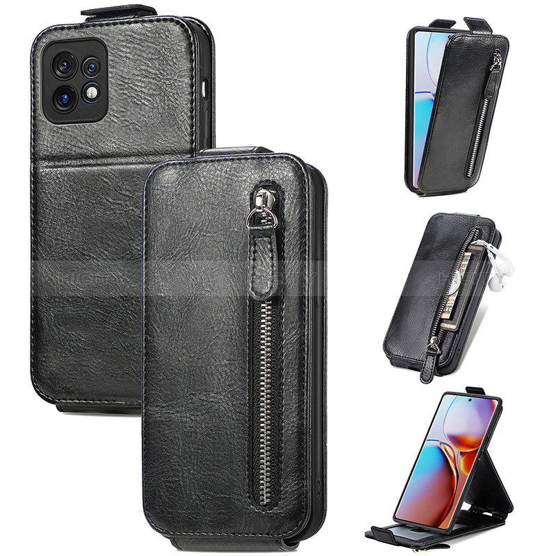 Handyhülle Hülle Flip Tasche Leder für Motorola Moto Edge 40 Pro 5G