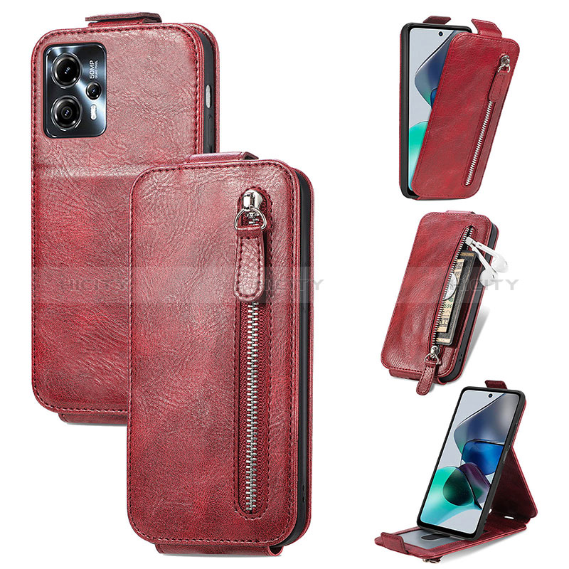 Handyhülle Hülle Flip Tasche Leder für Motorola Moto G23