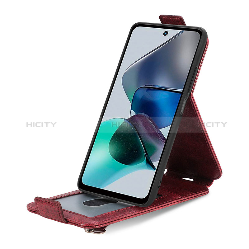 Handyhülle Hülle Flip Tasche Leder für Motorola Moto G23