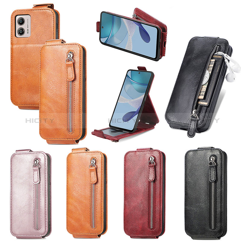 Handyhülle Hülle Flip Tasche Leder für Motorola Moto G53 5G