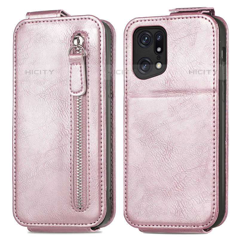 Handyhülle Hülle Flip Tasche Leder für Oppo Find X5 Pro 5G