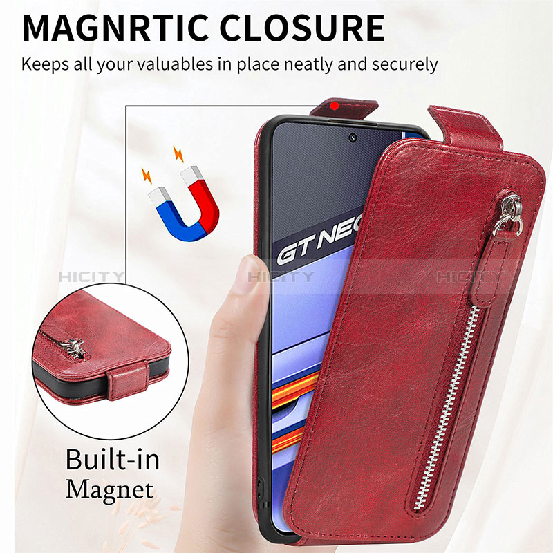 Handyhülle Hülle Flip Tasche Leder für Realme GT Neo3 5G