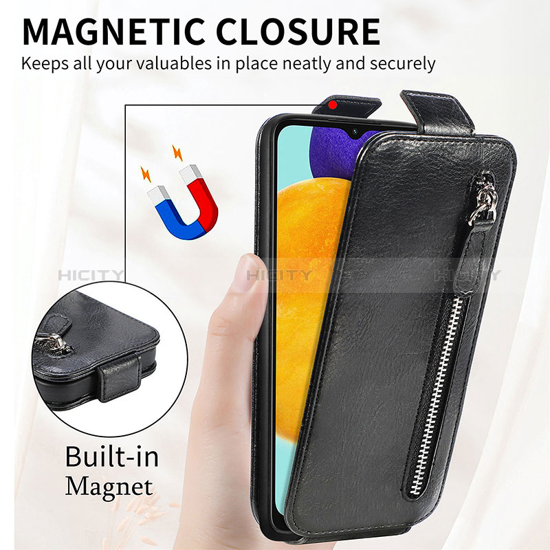 Handyhülle Hülle Flip Tasche Leder für Samsung Galaxy A04s