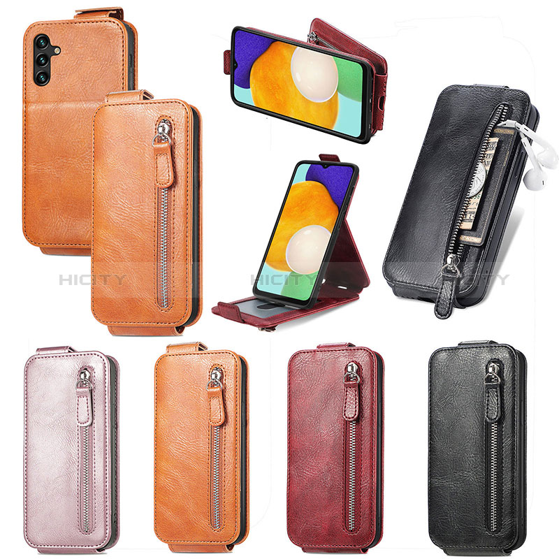 Handyhülle Hülle Flip Tasche Leder für Samsung Galaxy A04s