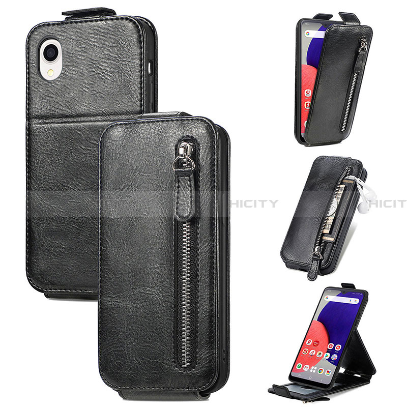 Handyhülle Hülle Flip Tasche Leder für Samsung Galaxy A22 5G SC-56B