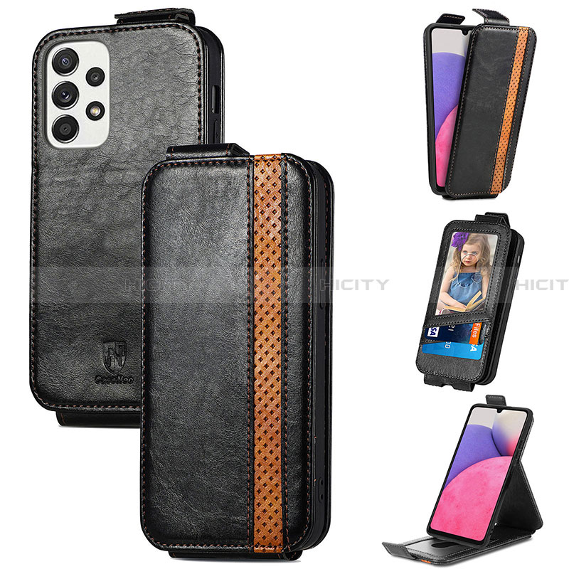 Handyhülle Hülle Flip Tasche Leder für Samsung Galaxy A33 5G