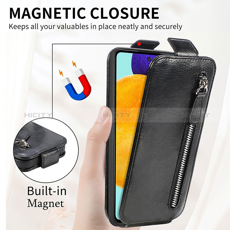 Handyhülle Hülle Flip Tasche Leder für Samsung Galaxy A52s 5G