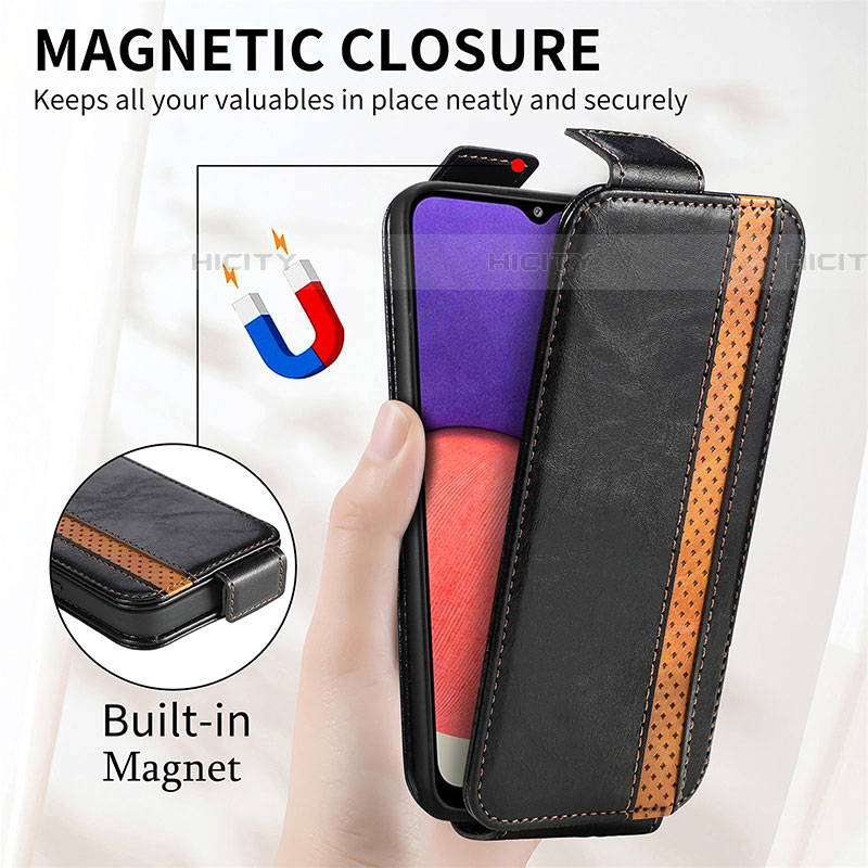 Handyhülle Hülle Flip Tasche Leder für Samsung Galaxy F42 5G