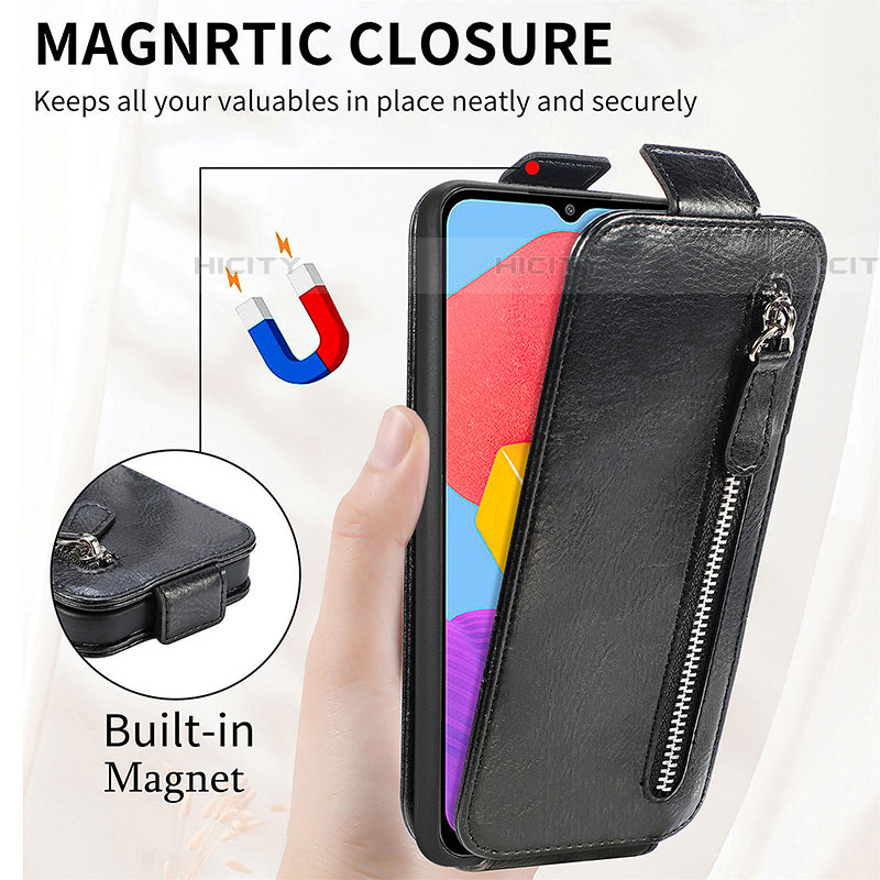 Handyhülle Hülle Flip Tasche Leder für Samsung Galaxy M13 4G