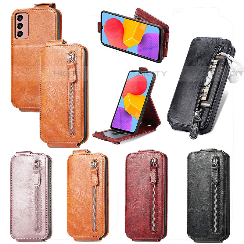 Handyhülle Hülle Flip Tasche Leder für Samsung Galaxy M13 4G