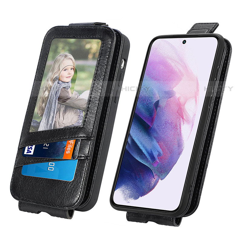 Handyhülle Hülle Flip Tasche Leder für Samsung Galaxy S21 5G