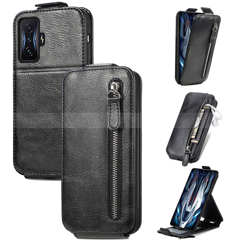 Handyhülle Hülle Flip Tasche Leder für Xiaomi Poco F4 GT 5G groß