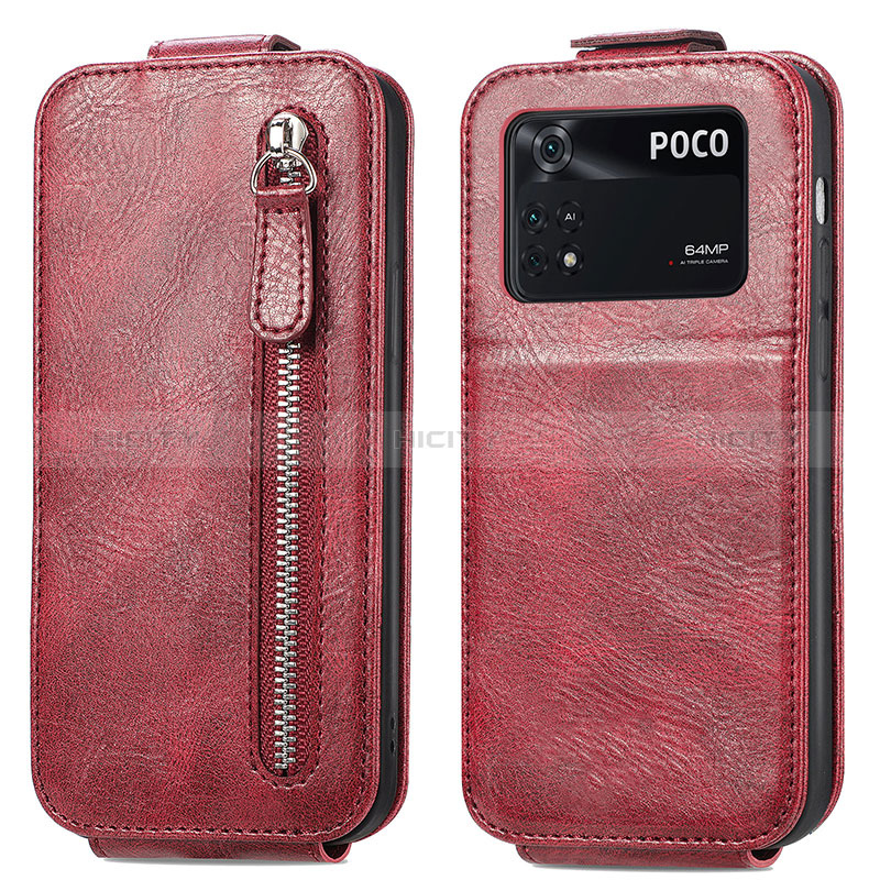 Handyhülle Hülle Flip Tasche Leder für Xiaomi Poco M4 Pro 4G