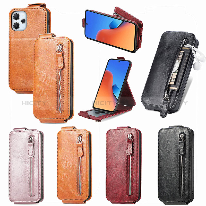 Handyhülle Hülle Flip Tasche Leder für Xiaomi Redmi 12 4G