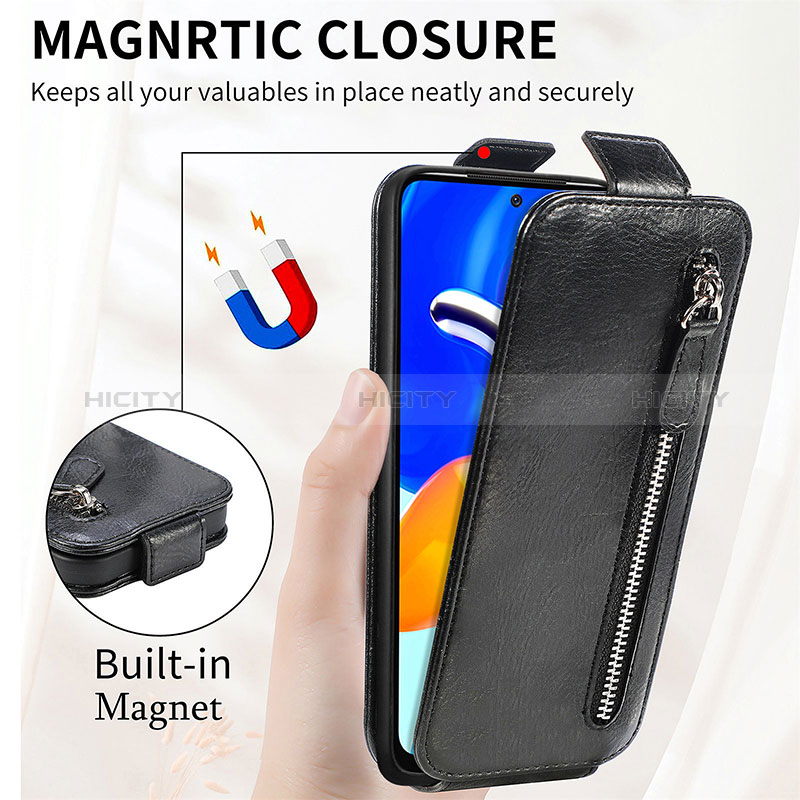 Handyhülle Hülle Flip Tasche Leder für Xiaomi Redmi Note 11S 4G