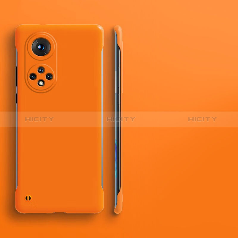 Handyhülle Hülle Hartschalen Kunststoff Rahmenlos Schutzhülle Tasche Matt für Huawei Honor 50 Pro 5G Orange