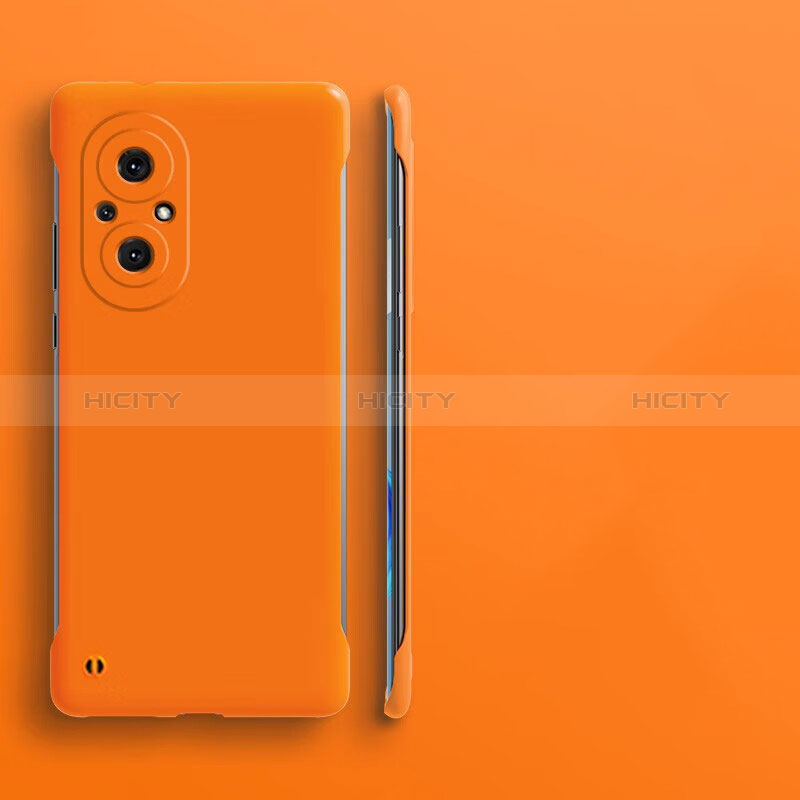 Handyhülle Hülle Hartschalen Kunststoff Rahmenlos Schutzhülle Tasche Matt für Huawei Honor 50 SE 5G Orange