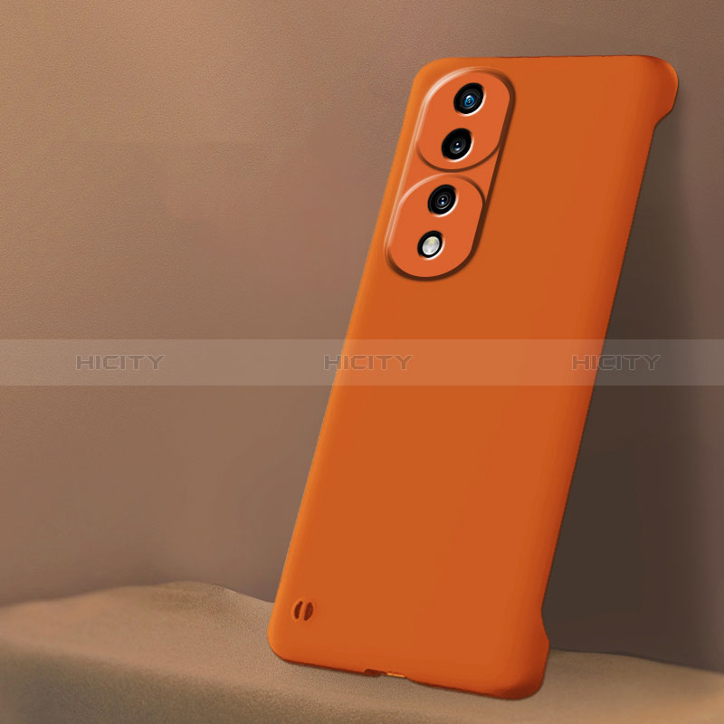 Handyhülle Hülle Hartschalen Kunststoff Rahmenlos Schutzhülle Tasche Matt für Huawei Honor 70 Pro 5G Orange