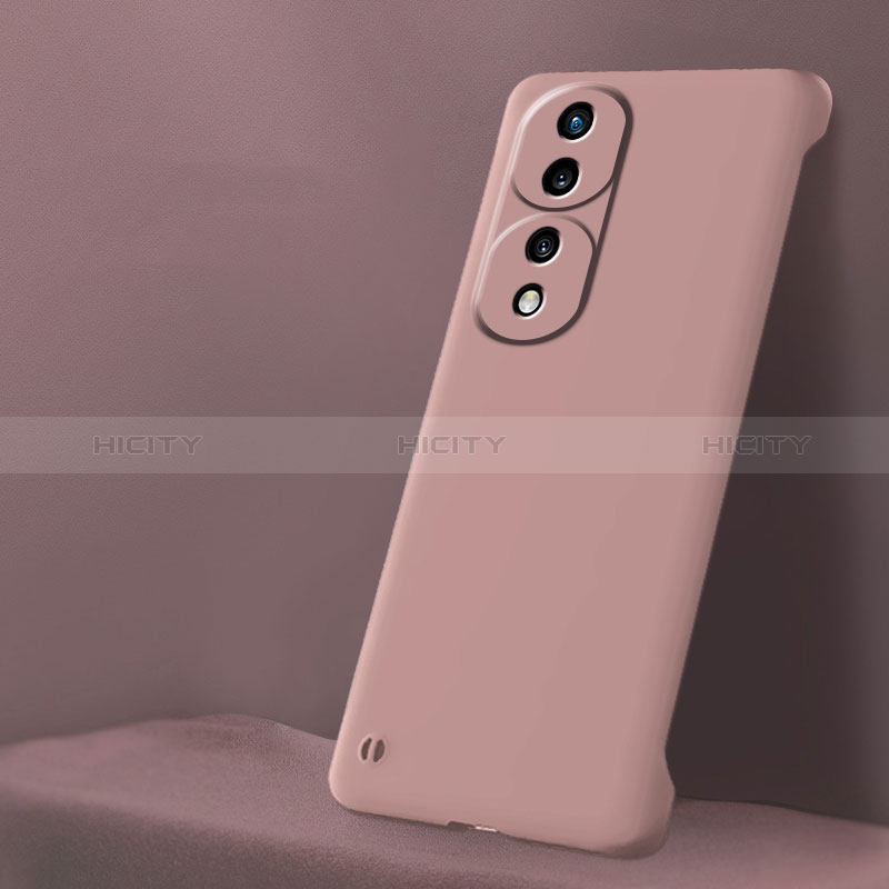 Handyhülle Hülle Hartschalen Kunststoff Rahmenlos Schutzhülle Tasche Matt für Huawei Honor 70 Pro 5G Rosa