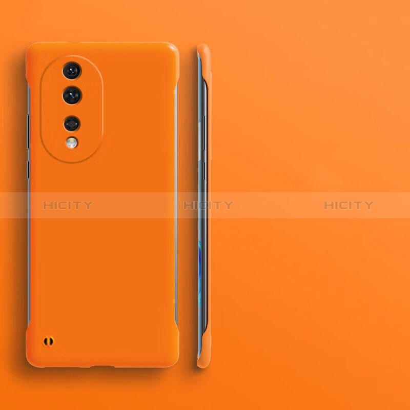 Handyhülle Hülle Hartschalen Kunststoff Rahmenlos Schutzhülle Tasche Matt für Huawei Honor 80 5G Orange