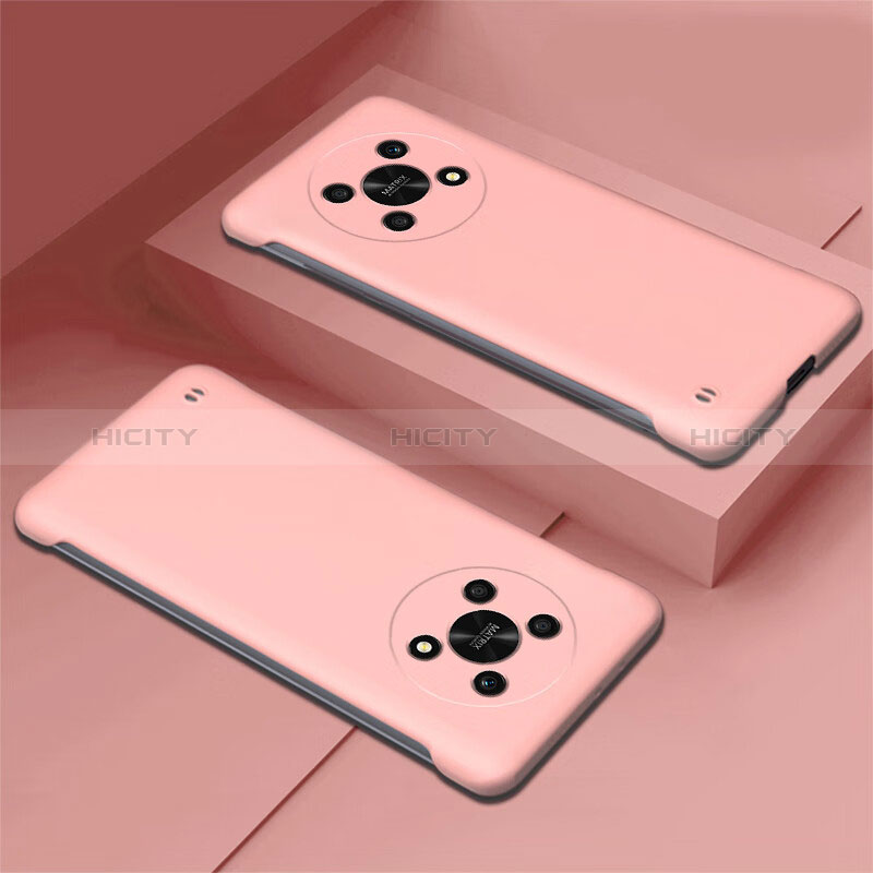 Handyhülle Hülle Hartschalen Kunststoff Rahmenlos Schutzhülle Tasche Matt für Huawei Honor X9 5G Rosa