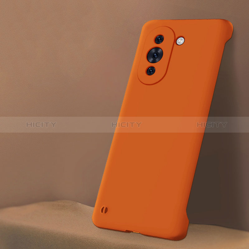 Handyhülle Hülle Hartschalen Kunststoff Rahmenlos Schutzhülle Tasche Matt für Huawei Nova 10 Orange