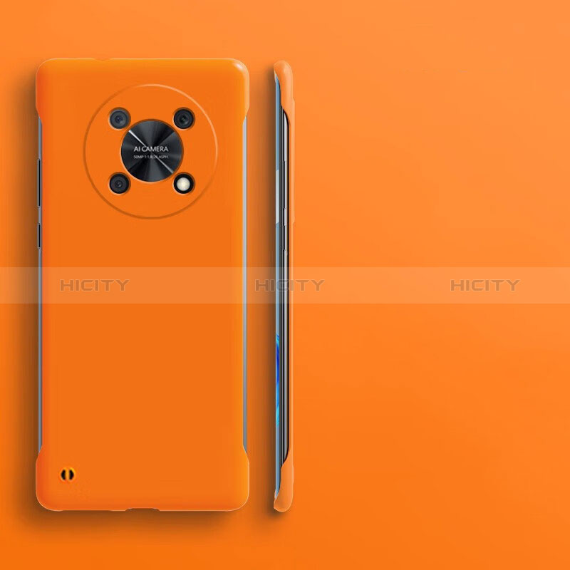 Handyhülle Hülle Hartschalen Kunststoff Rahmenlos Schutzhülle Tasche Matt für Huawei Nova Y90 Orange Plus