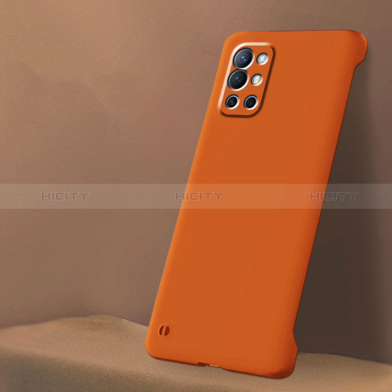 Handyhülle Hülle Hartschalen Kunststoff Rahmenlos Schutzhülle Tasche Matt für OnePlus 9R 5G Orange