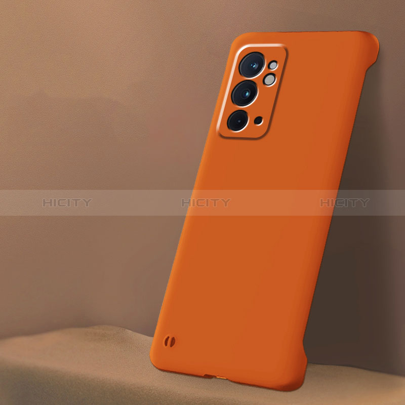 Handyhülle Hülle Hartschalen Kunststoff Rahmenlos Schutzhülle Tasche Matt für OnePlus 9RT 5G Orange Plus